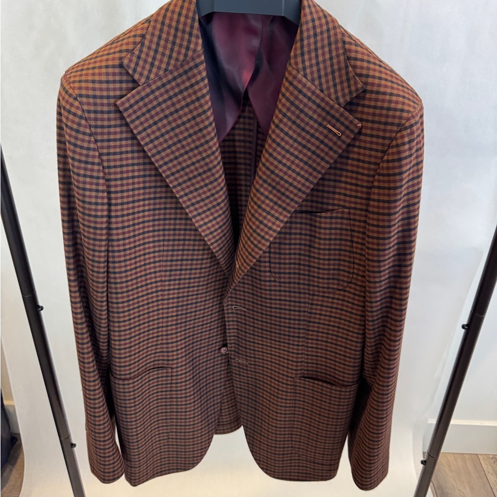 Men's Checkered Sport Coat